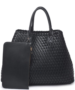 Fashion Ithaca Tote Bag 11518-UE BLACK